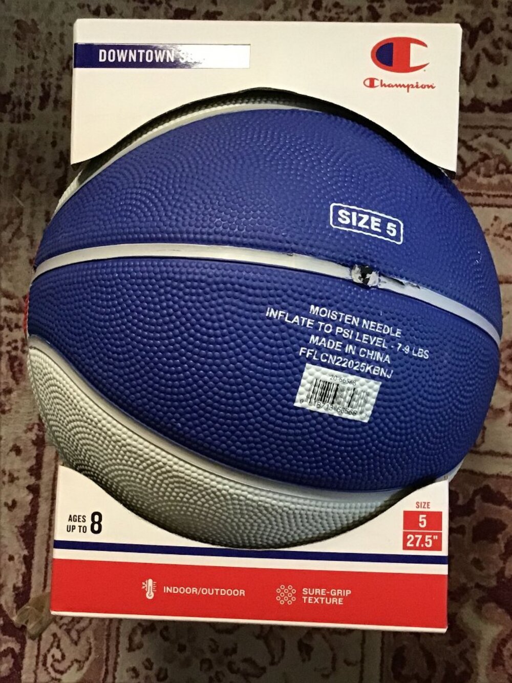 Champion Basketball Size 5 27.5" Downtown Series Indoor Outdoor Brand New NIB